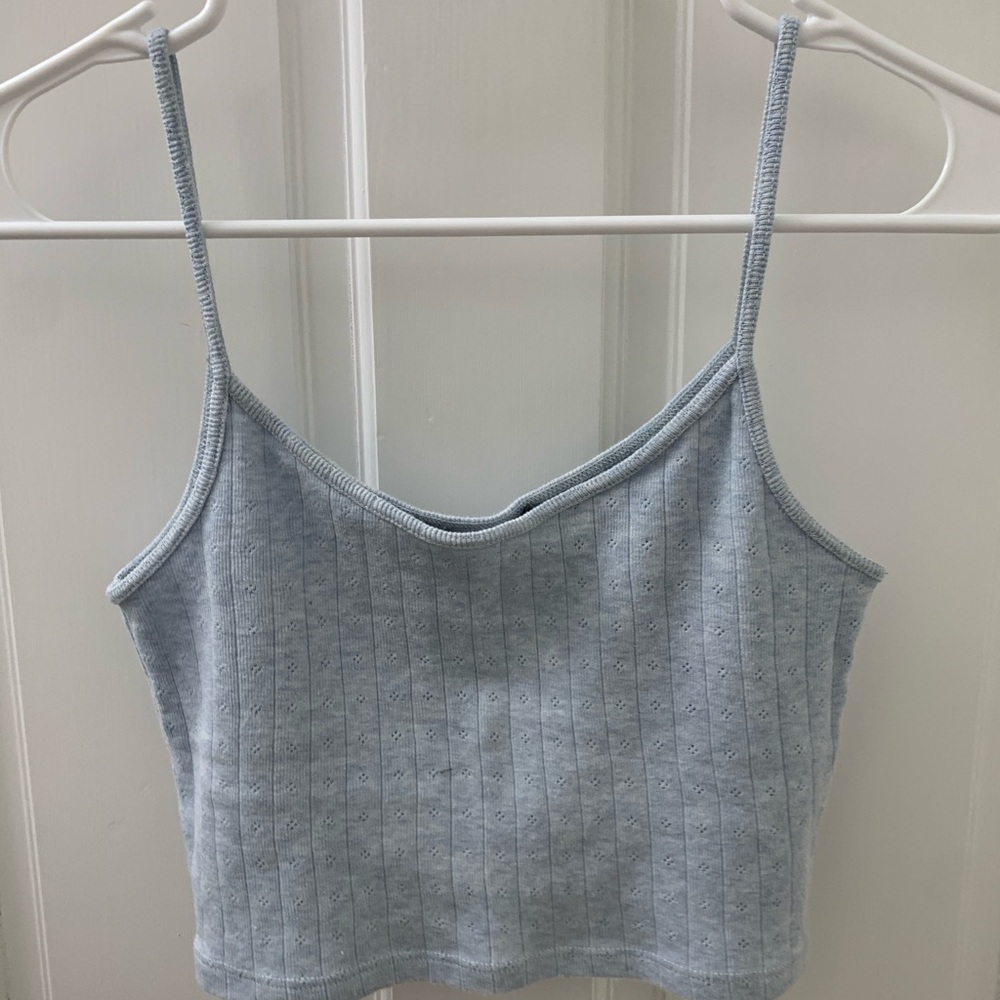 Light blue brandy melville tank top
